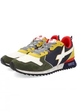 Sneakers W6yz Jet-m. In Tessuto Tecnico E Suede Con Dettagli Rossi E Gialli -Negozio Da Uomo Alla Moda 0566bab914878d6ef1bcca589e9f0aa6