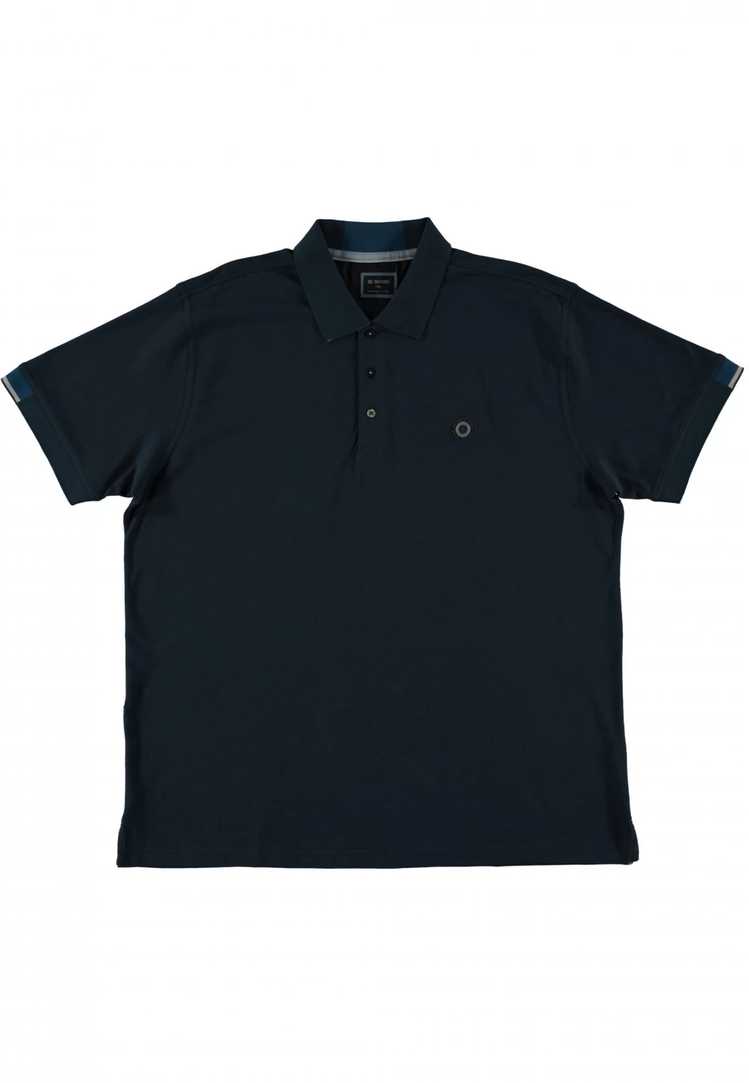 Polo Manica Corta Piquet Be Board Extrasize Con Contrasti 5 Polo Manica Corta Piquet Be Board Extrasize Con Contrasti - immagine 3