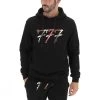 Felpa 777 Microfelpata Con Tasca A Marsupio E Logo Frontale A Contrasto -Negozio Da Uomo Alla Moda 06e5799eab8ebef64adab96c6ff0170c