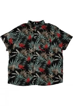 Camicia In Viscosa Fantasia Floreale Blend Comfort Fit