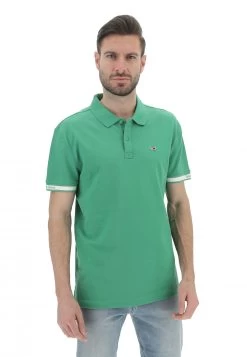 Polo Tommy Jeans Uomo Con Logo Piccolo Sul Petto E Bordi Su Maniche
