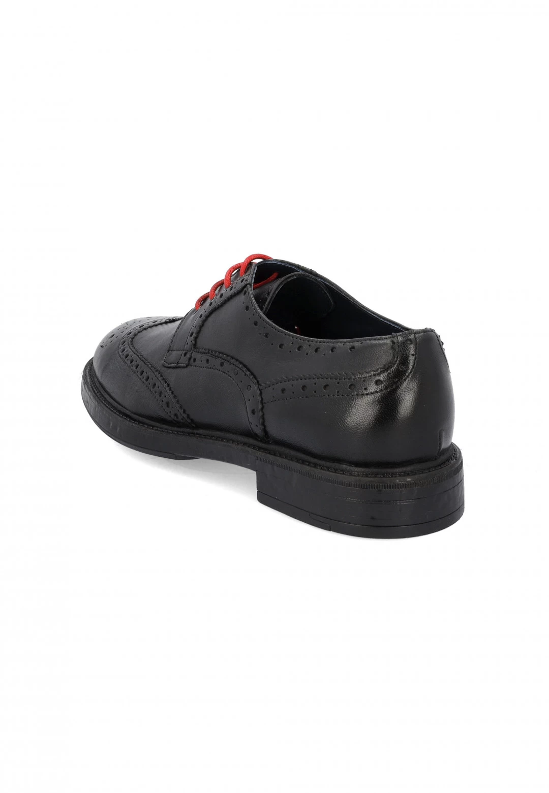 Stringata Elegante In Pelle Piùdue Lacci Rossi E Disegno Brogue Made In Italy 6 Stringata Elegante In Pelle Piùdue Lacci Rossi E Disegno Brogue Made In Italy - immagine 4