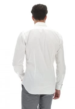 Camicia Xacus Stretch Con Bottoni A Contrasto -Negozio Da Uomo Alla Moda 10d17e899414bc2dcdc9dc1620b0d5ea