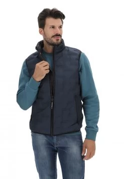 Gilet Uomo Milestone In Ovattacon Zip