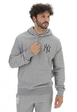 Felpa Felpata New Era Con Logo Stampato Davanti E Dietro