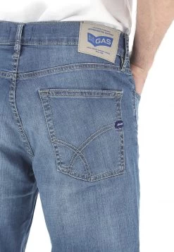 Bermuda In Denim Gas Slim Fit -Negozio Da Uomo Alla Moda 136b35a1b64f2a7537a0f47c698834da