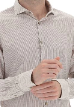 YES.ZEE Camicia Yes Zee Uomo Rigata In Misto Lino E Cotone 11 YES.ZEE Camicia Yes Zee Uomo Rigata In Misto Lino E Cotone -Negozio Da Uomo Alla Moda 144613b7a4c89d249cf761bd9449b84a