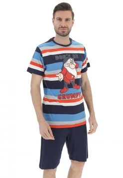Pigiama Corto Uomo Disney Stampa Brontolo 7 Nani