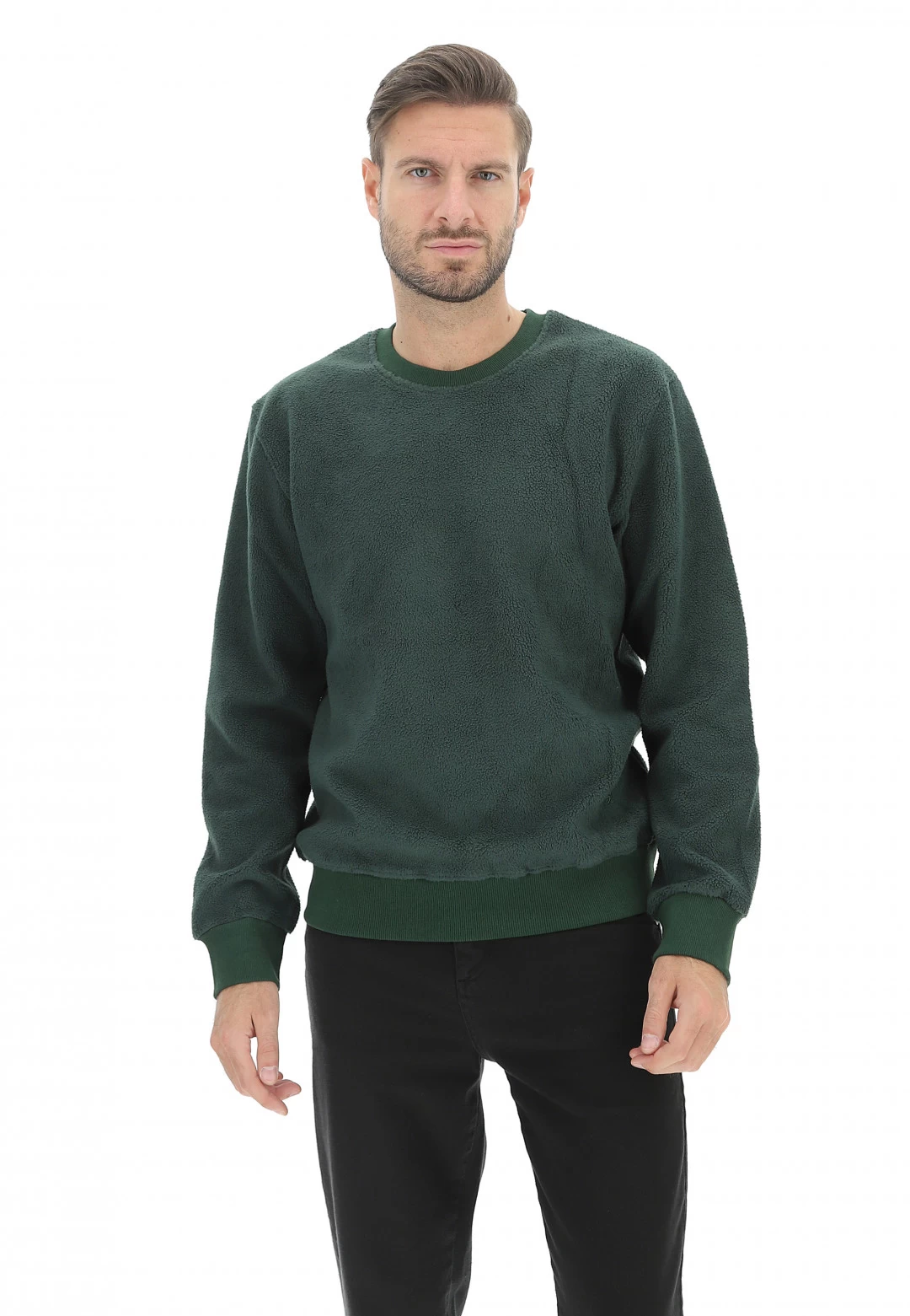 Felpa Girocollo Gianni Lupo Effetto Orsetto 3 Felpa Girocollo Gianni Lupo Effetto Orsetto