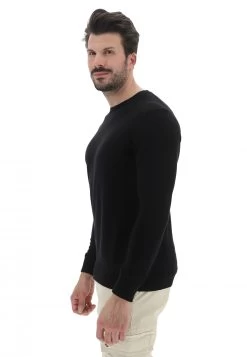 Maglioncino Girocollo èks Uomo In 100% Cotone Tinta Unita -Negozio Da Uomo Alla Moda 172ed4b34fbae68ec307d14d9db2e747