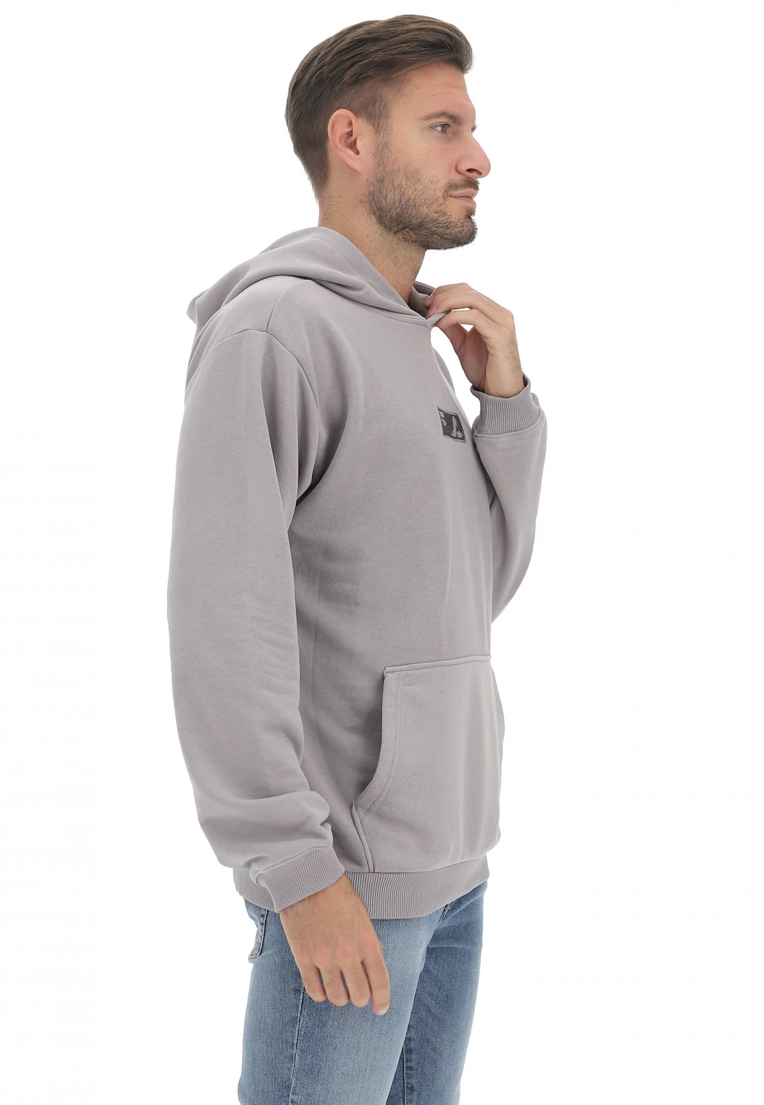 Felpa Con Cappuccio Fila Riquadro Logo Ricamato E Tascha A Marsupio 4 Felpa Con Cappuccio Fila Riquadro Logo Ricamato E Tascha A Marsupio - immagine 2