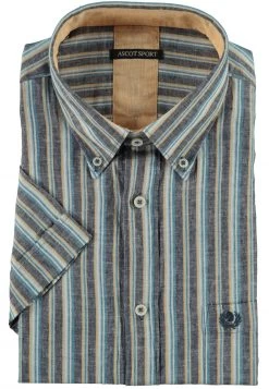 Camicia Manica Corta Fantasia Misto Lino -Negozio Da Uomo Alla Moda 1768ef94f948dc1c9e353a10b7e98607