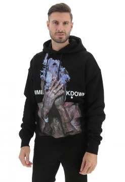 Felpa Con Cappuccio Comme Des Fuckdowm Cdfu1836 Con Stampa Nella Parte Frontale