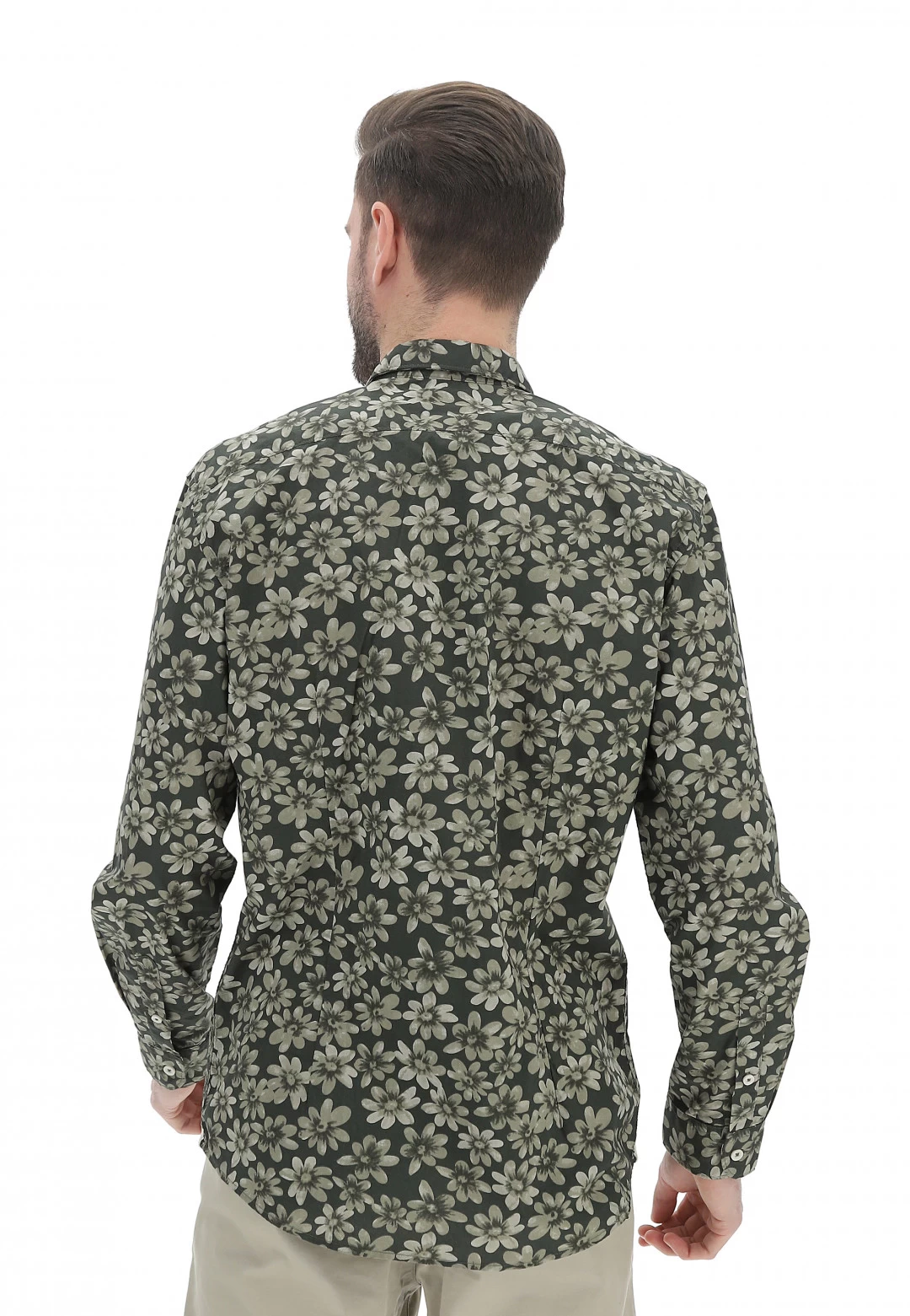 Camicia Casual Age Uomo In Cotne Con Fiori All Over 5 Camicia Casual Age Uomo In Cotne Con Fiori All Over - immagine 3