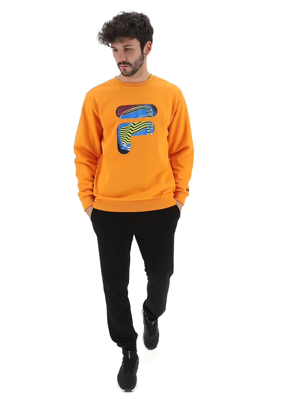 Felpa Uomo Girocollo Fila 689033 Con Logo Multicolor 11 Felpa Uomo Girocollo Fila 689033 Con Logo Multicolor - immagine 9