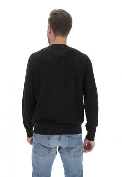 Maglioncino Girocollo Calvin Klein Con Lavorazione Waffle E Patch Uomo -Negozio Da Uomo Alla Moda 1b5b46955e253867e8aad4e4fb51cb20