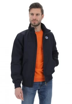 Giubbino Antivento Uomo North Sails Tinta Unita Full Zip In Tessuto Traspirante