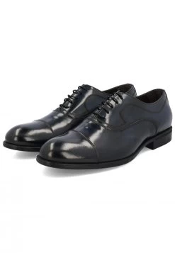 Stringate In Pelle Blu Exton 1391 Made In Italy -Negozio Da Uomo Alla Moda 1d0566b1fb4b504d5170414ba1e97a86