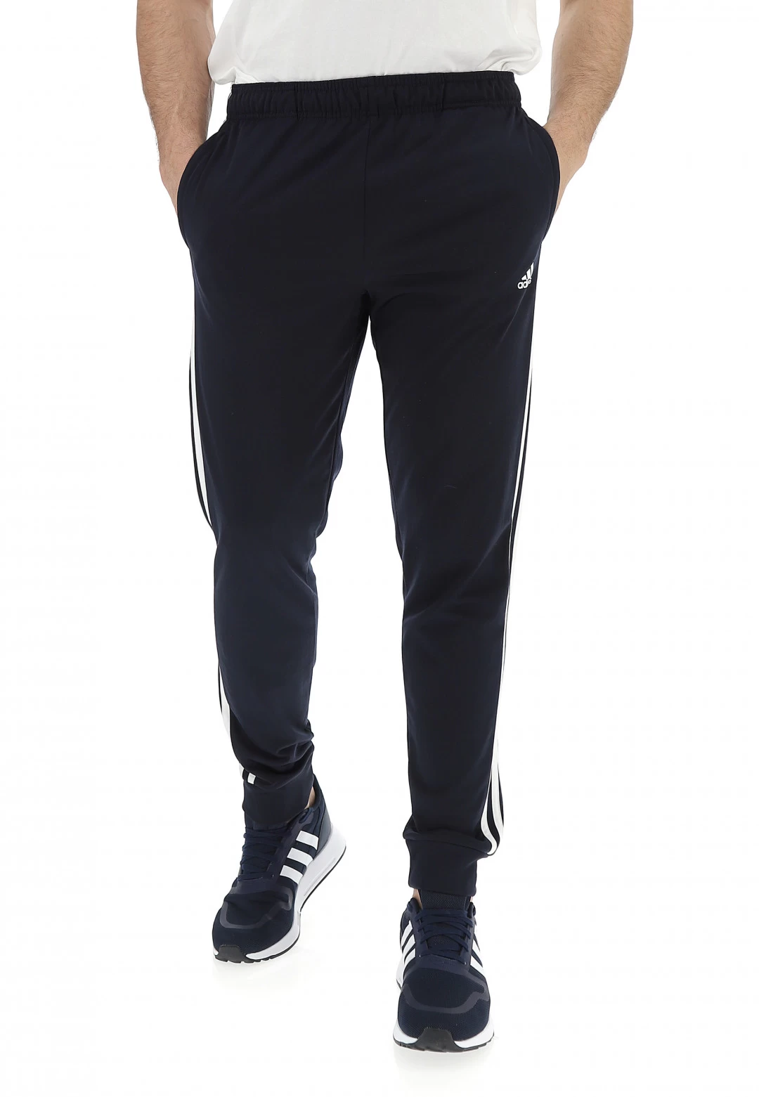 Pantalone Uomo In Acetato Con Polsino Adidas H46106 Blu 4 Pantalone Uomo In Acetato Con Polsino Adidas H46106 Blu - immagine 2