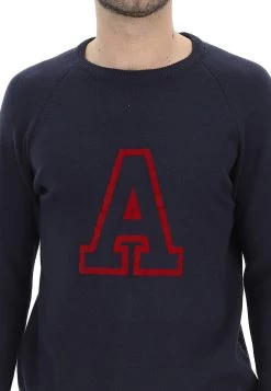 Maglione Age Stampa Lettera -Negozio Da Uomo Alla Moda 1f0016b1cf96f5c3accbdae2061e6b66