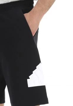 Bermuda In Cotone Adidas Con Logo Laterale Grande Gommato -Negozio Da Uomo Alla Moda 1fe02317243011995b5a8f4bcbb8ab04