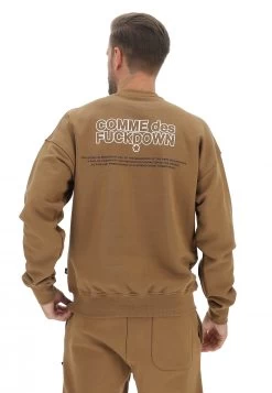 Felpa Girocollo Felpata Comme Des Fuckdown Con Logo Fronte E Retro -Negozio Da Uomo Alla Moda 22926d1b786b725b8f68910e0a59ccdf