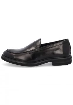 Mocassino In Pelle Nera Fluchos F0633