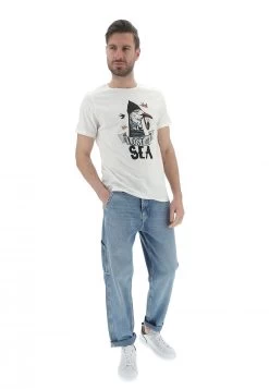 T-shirt Blend Con Stampa Frontale Gabbiano Pirata -Negozio Da Uomo Alla Moda 29f1adf22aa1e2f901db3acb78ef09ab