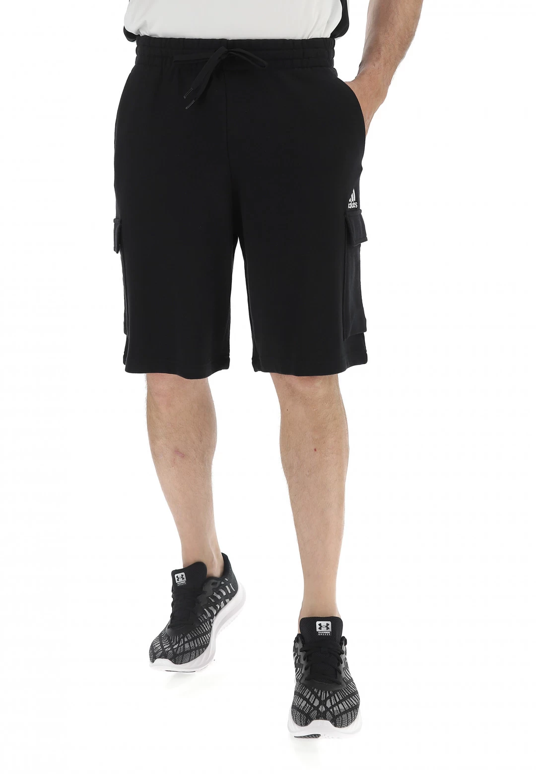 Bermuda Adidas Tasconato Con Logo Piccolo Ricamato 4 Bermuda Adidas Tasconato Con Logo Piccolo Ricamato - immagine 2