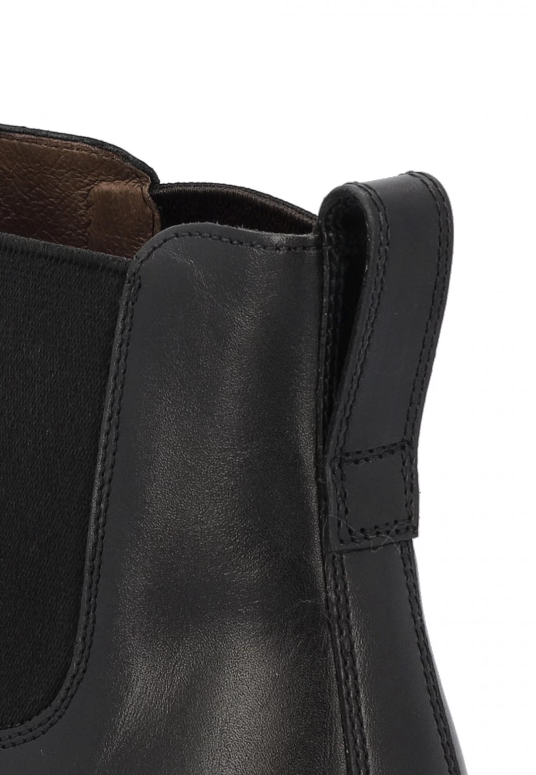 Stivaletto In Pelle Nera Con Elastici Nerogiardini I001663u 9 Stivaletto In Pelle Nera Con Elastici Nerogiardini I001663u - immagine 7