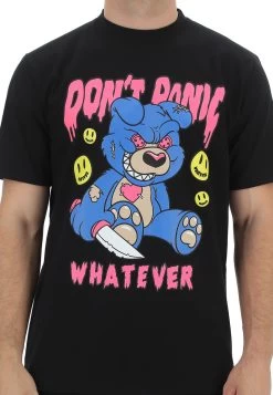 T-shirt Whatever Con Maxi Stampa Orso Frontale -Negozio Da Uomo Alla Moda 2b6db1b4ca35efae900f3330c9a1599b