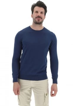 Maglioncino Girocollo èks Uomo In 100% Cotone Tinta Unita -Negozio Da Uomo Alla Moda 2ef91c7cad685c8864250263022ca607