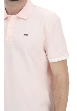 Polo Tommy Jeans Uomo Con Logo Piccolo Sul Petto E Bordi Su Maniche -Negozio Da Uomo Alla Moda 2fb5241f85e31e7ce6e6f83e99cfc354