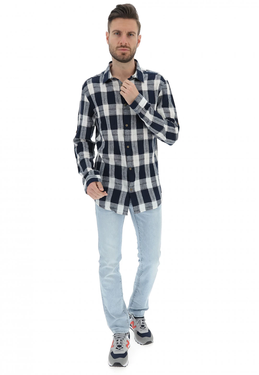 Camicia Manica Lunga Con Quadro Only&sons 7 Camicia Manica Lunga Con Quadro Only&sons - immagine 5