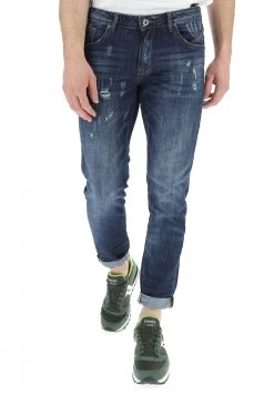 Denim Slim Age Con Microrotture E Graffi Art.daniel