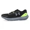 Scarpe Uomo Da Running Under Armour Surge 3 3024883-003 Nero Con Dettagli Verdi