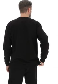 Felpa Girocollo èks Con Scritta A Contrasto Semi Over Fit -Negozio Da Uomo Alla Moda 363594a14a28c490c1f140eece1d4e40