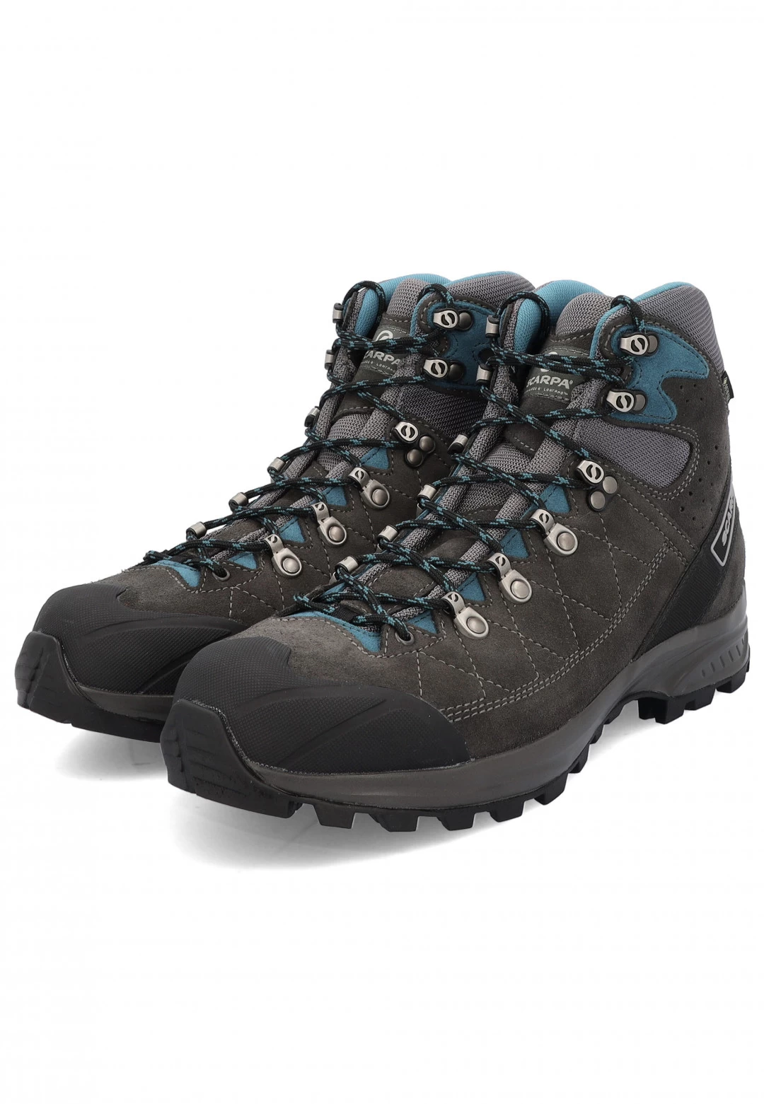 Scarpone Scarpa Kailash Trek Gtx 61056-200 Grigio E Blu Made In Italy 7 Scarpone Scarpa Kailash Trek Gtx 61056-200 Grigio E Blu Made In Italy - immagine 5
