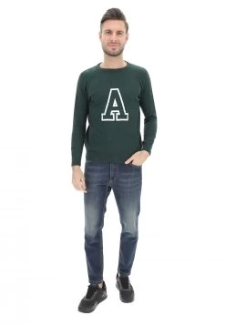Maglione Age Stampa Lettera -Negozio Da Uomo Alla Moda 38eaa898e357ee8bcb6f4104e0b6cefa