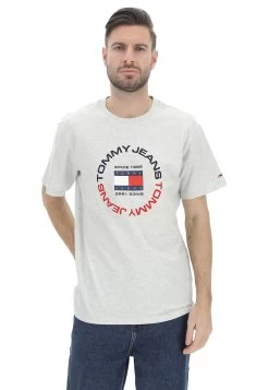 T-shirt Tommy Jeans Con Logo Circolare Frontale