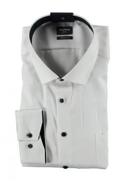 Camicia Uomo Olymp Over Fit In Tessuto Armaturato