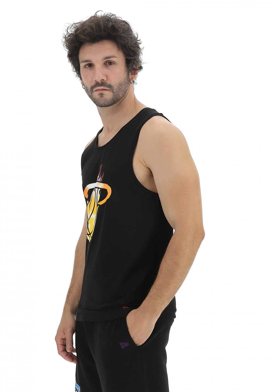 Canotta New Era Stampa Miami Heat Frontale 4 Canotta New Era Stampa Miami Heat Frontale - immagine 2