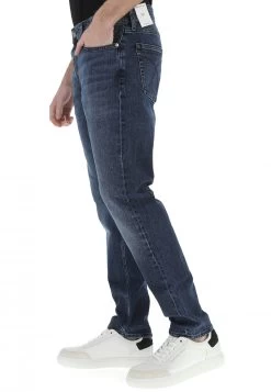 Jeans Calvin Klein Jeans Slim Fit Uomo Stretch Con Lavaggio Scuro -Negozio Da Uomo Alla Moda 4201a65eef3340bdd2548aaaf8adb36d