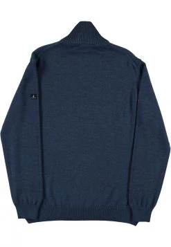 Felpa Mezza Zip Navigare In Misto Lana Merino Over Fit -Negozio Da Uomo Alla Moda 44928360befe3ff382350a43b596e5c9