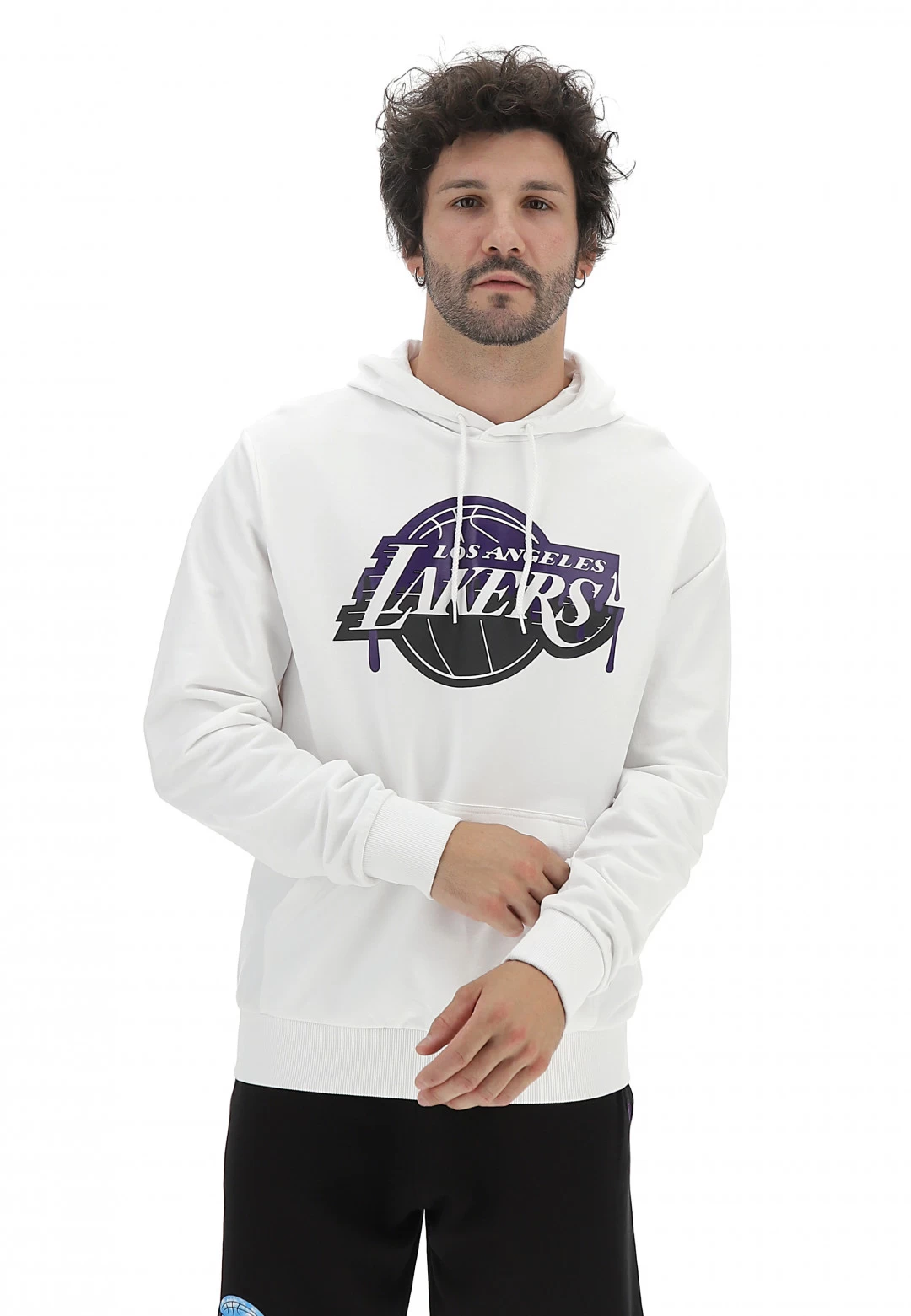 Felpa New Era Con Cappuccio E Logo Lakers Nba Gommato 3 Felpa New Era Con Cappuccio E Logo Lakers Nba Gommato