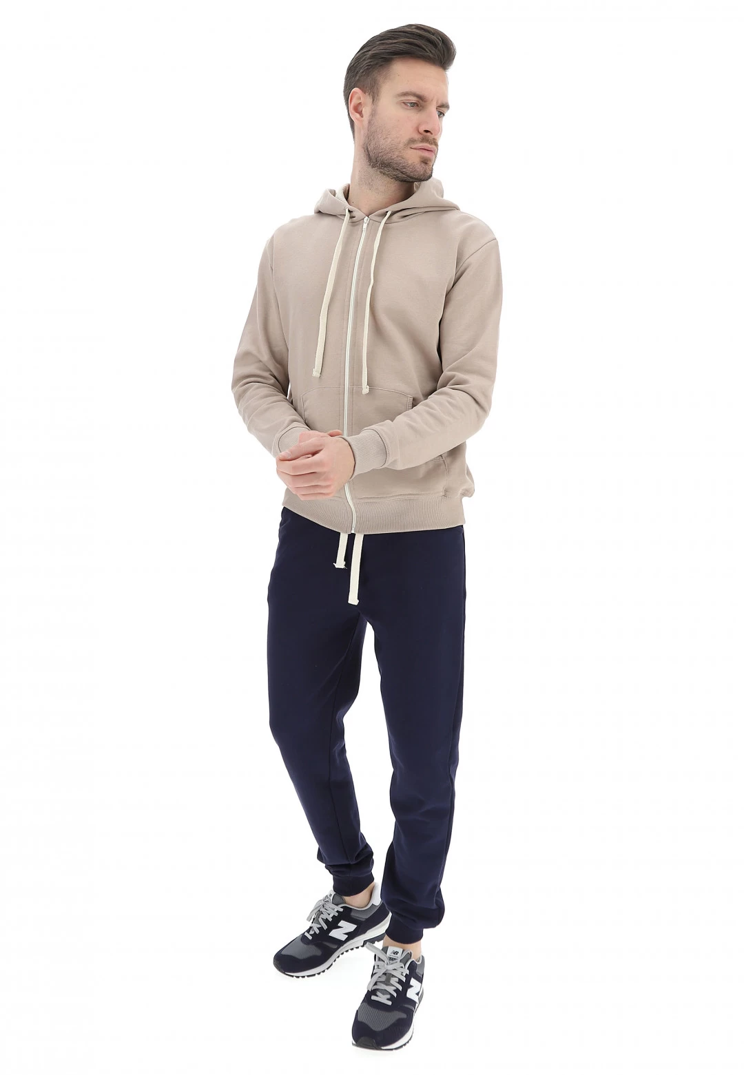 Felpa Con Zip Garzata Age Cappuccio Tinta Unita 16 Felpa Con Zip Garzata Age Cappuccio Tinta Unita - immagine 14