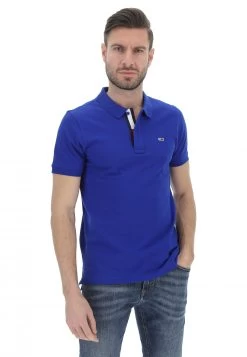 Polo Tommy Jeans In Cotone Piquet Con Bandierina Logo Applicata