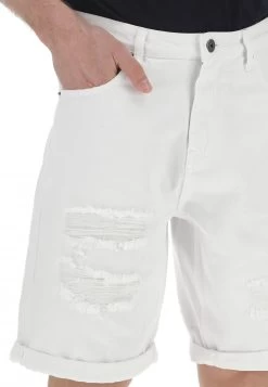 Bermuda Slim Fit 8.9 Con Rotture -Negozio Da Uomo Alla Moda 48cc620ea92e8e36c7d37506bca9ce64