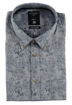 Camicia Manica Lunga 100% Cotone Ascot Sport