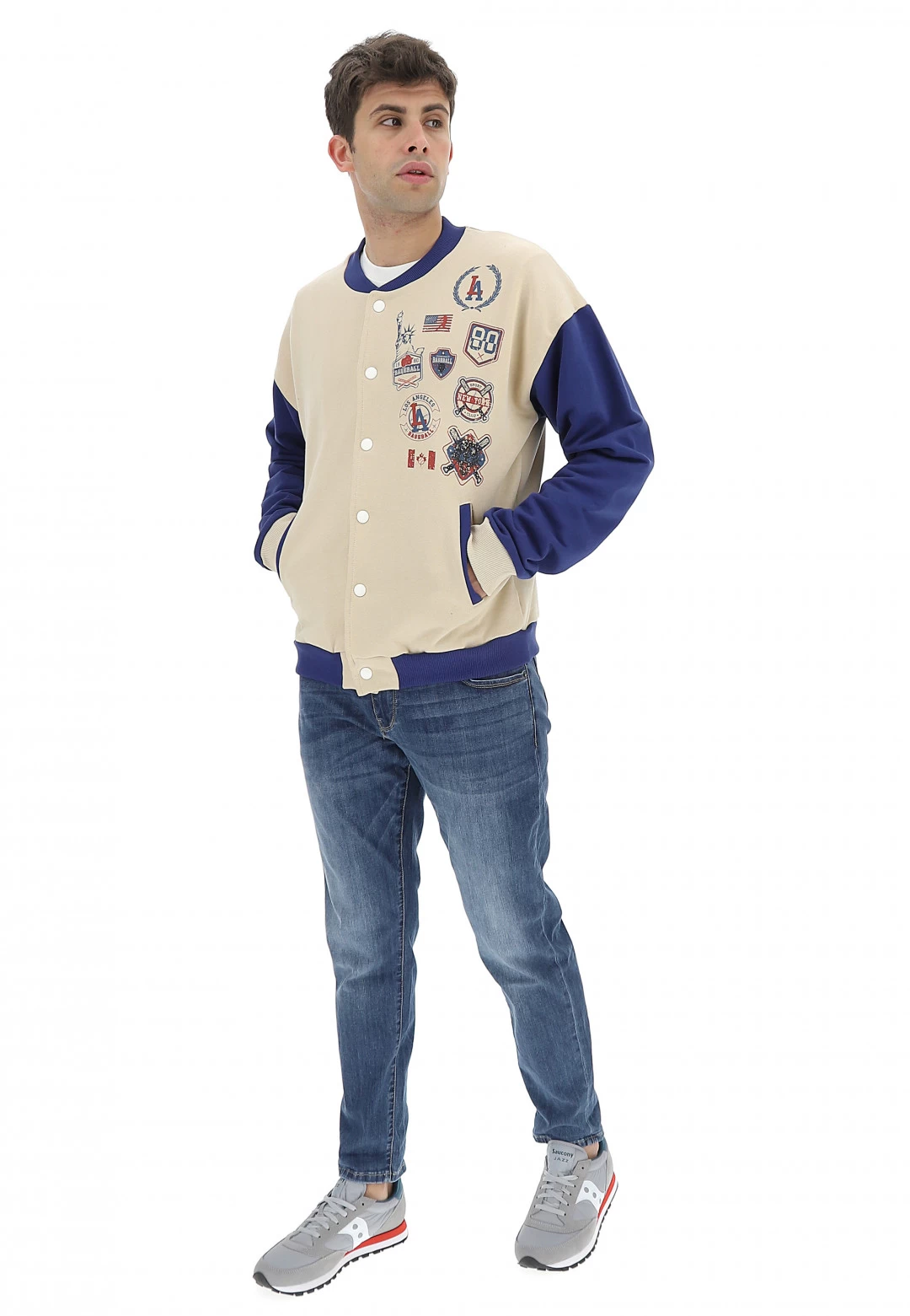 Giacca In Cotone Garzato Taglio Bomber Age 8 Giacca In Cotone Garzato Taglio Bomber Age - immagine 6